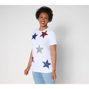 Ryan Simkhai Eyeshop Women's Top Sz XL Lucky Stars Sequin Multi-colored